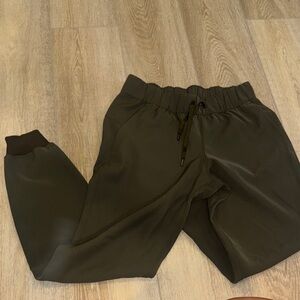 Lululemon Athletica Dark Green Joggers